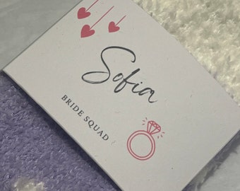 Bridesmaid Gift - Hen Do Gift Personalised Socks