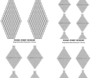 Perlen Ohrringe Template Bundle