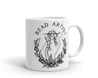 Bead artist mug