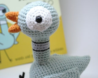 Mo Pigeon - Ne laissez pas le motif Amigurumi au crochet Pigeon