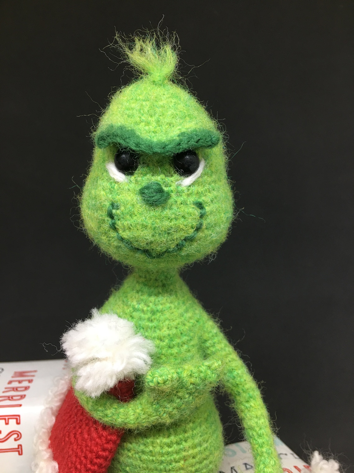 Christmas Grinch Inspired Amigurumi Crochet Pattern Crochet Etsy Canada
