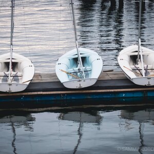 Three Little Boats on Casco Bay