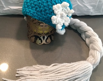 Frozen Princess Hat with Braid