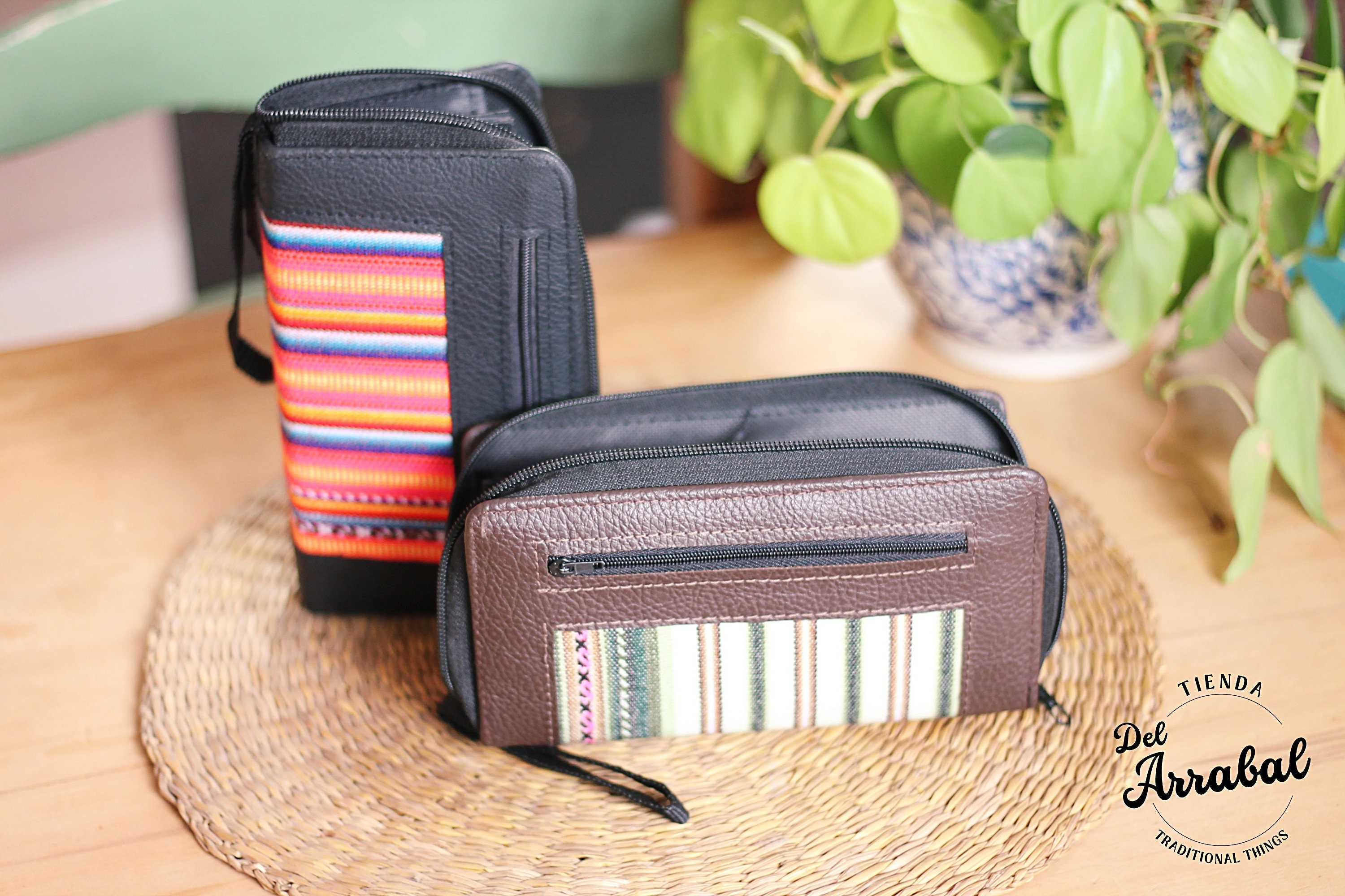 Handmade Leather Women\'s Wallet Andean Community Andean Leather Wallet - Etsy main image 2