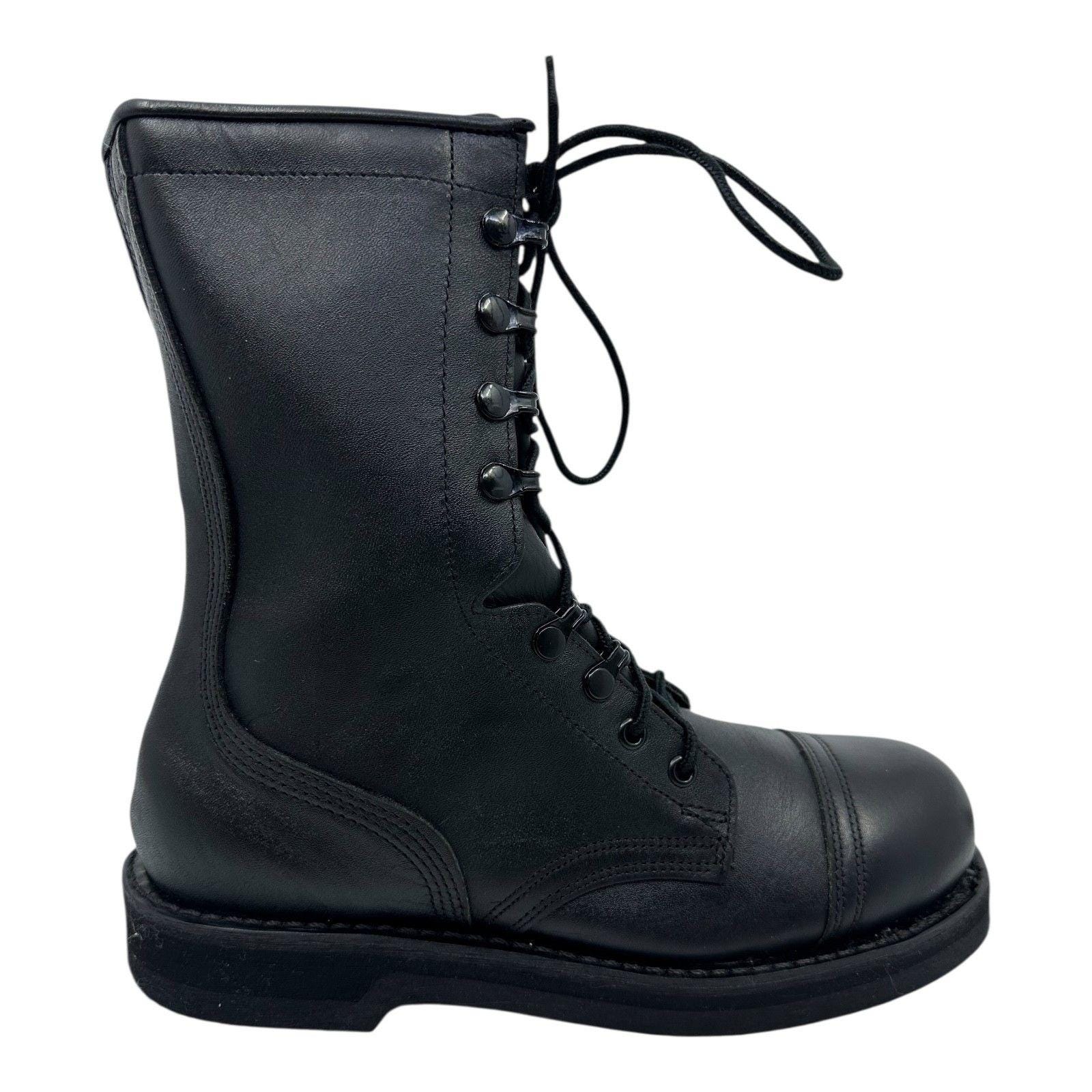 Addison Shoe Company Military Combat Boot‎ 9R Black Steel Toe Leather USA 963006 Adisson us army black leather boots 12E | Mercari main image 2