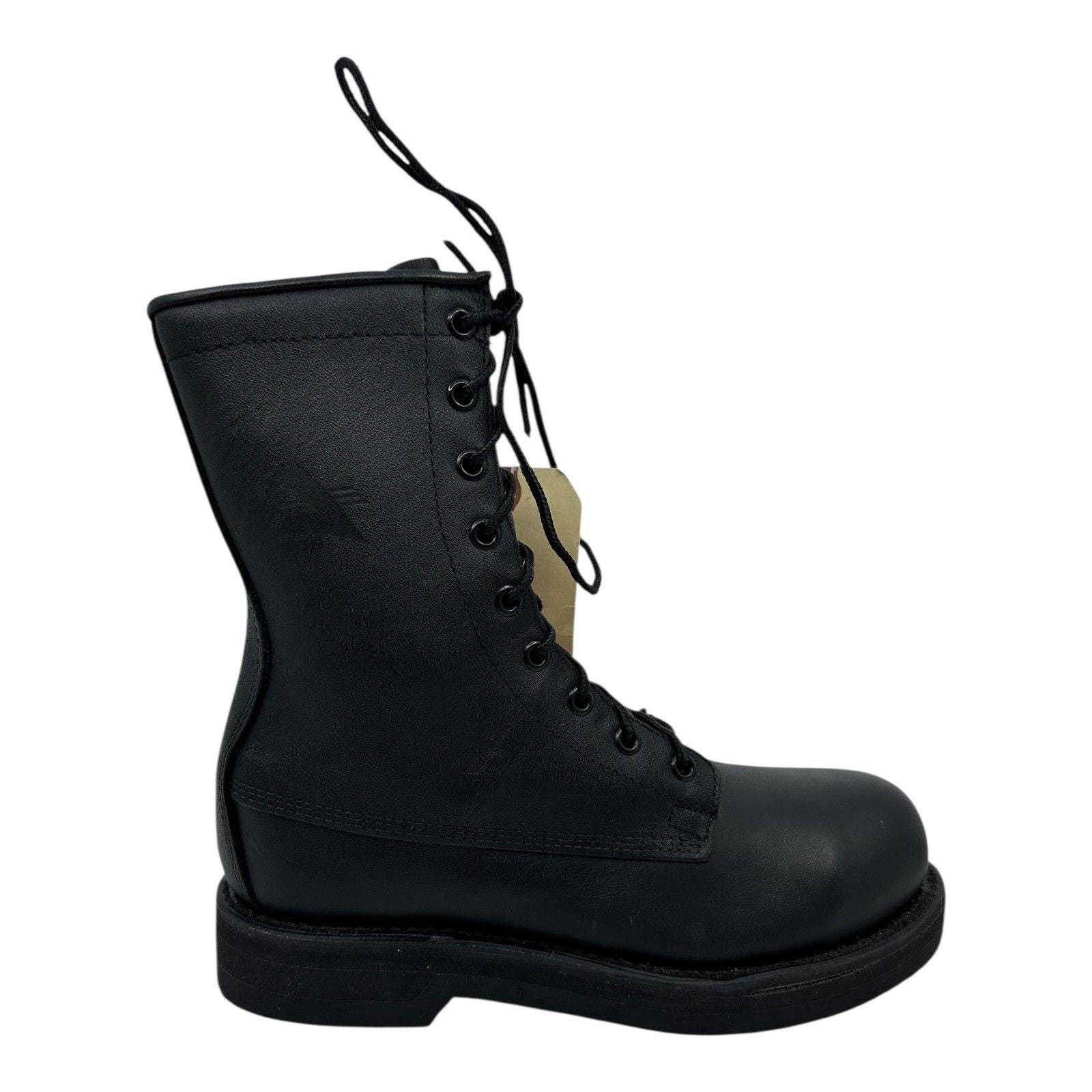 Addison Shoe Company Military Combat Boot 9R Black Steel Toe
