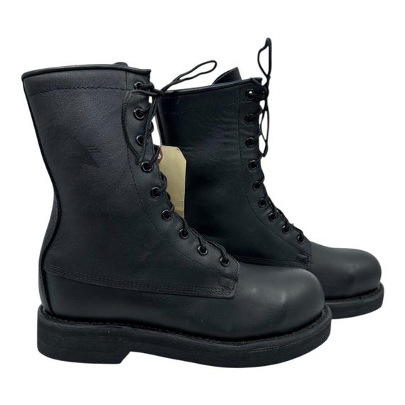 Addison Shoe Company Military Combat Boot 9R Black Steel Toe