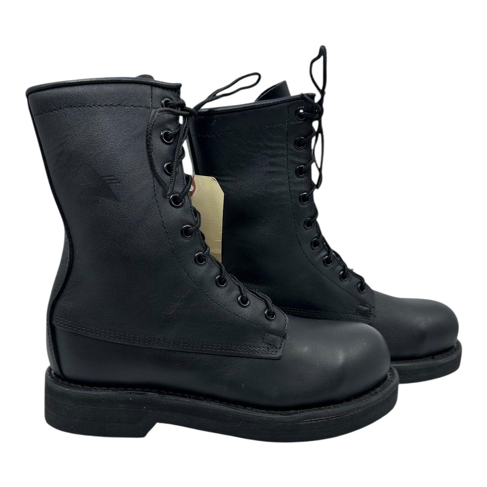 Addison Shoe Company Military Combat Boot 9R Black Steel Toe