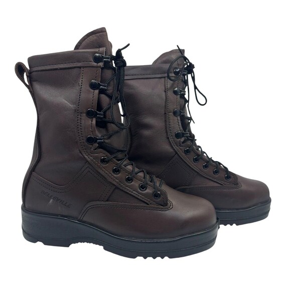 Belleville 330ST Men\'s Sz. 11R Wet Weather Steel Toe Flight Military Boots Shoes Men main image 3