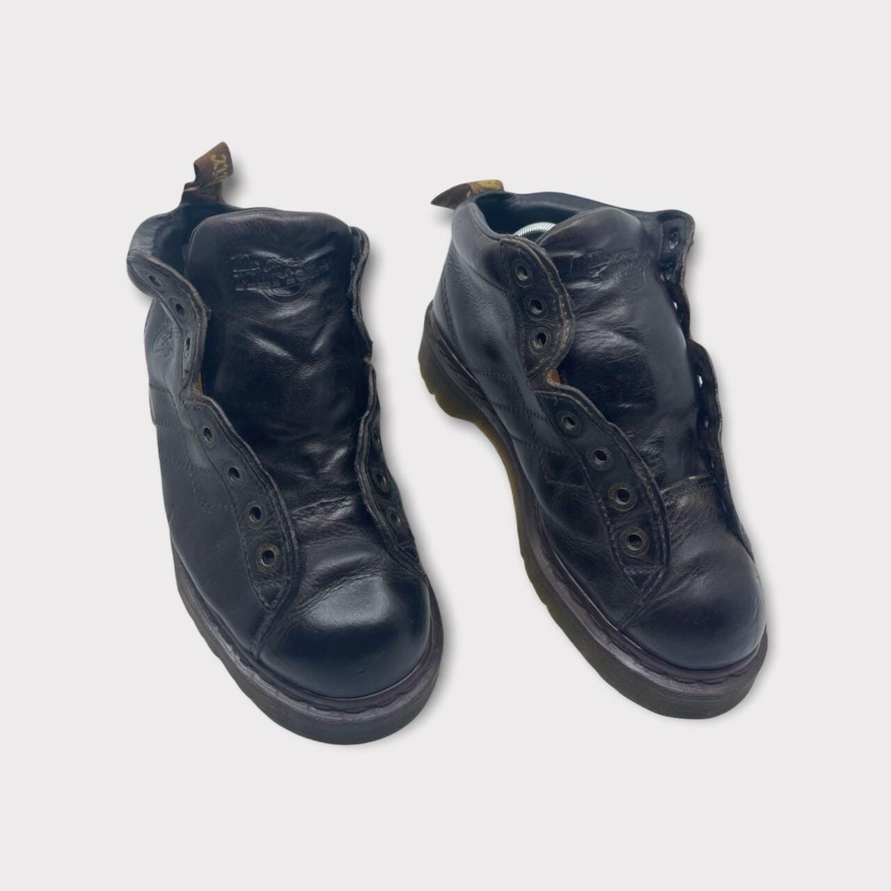 Dr. Martens AW 004 Boots‎ Unisex UK 8 Black Good Made in England Leather Chukka Dr Martens Aw004 In Women main image 4