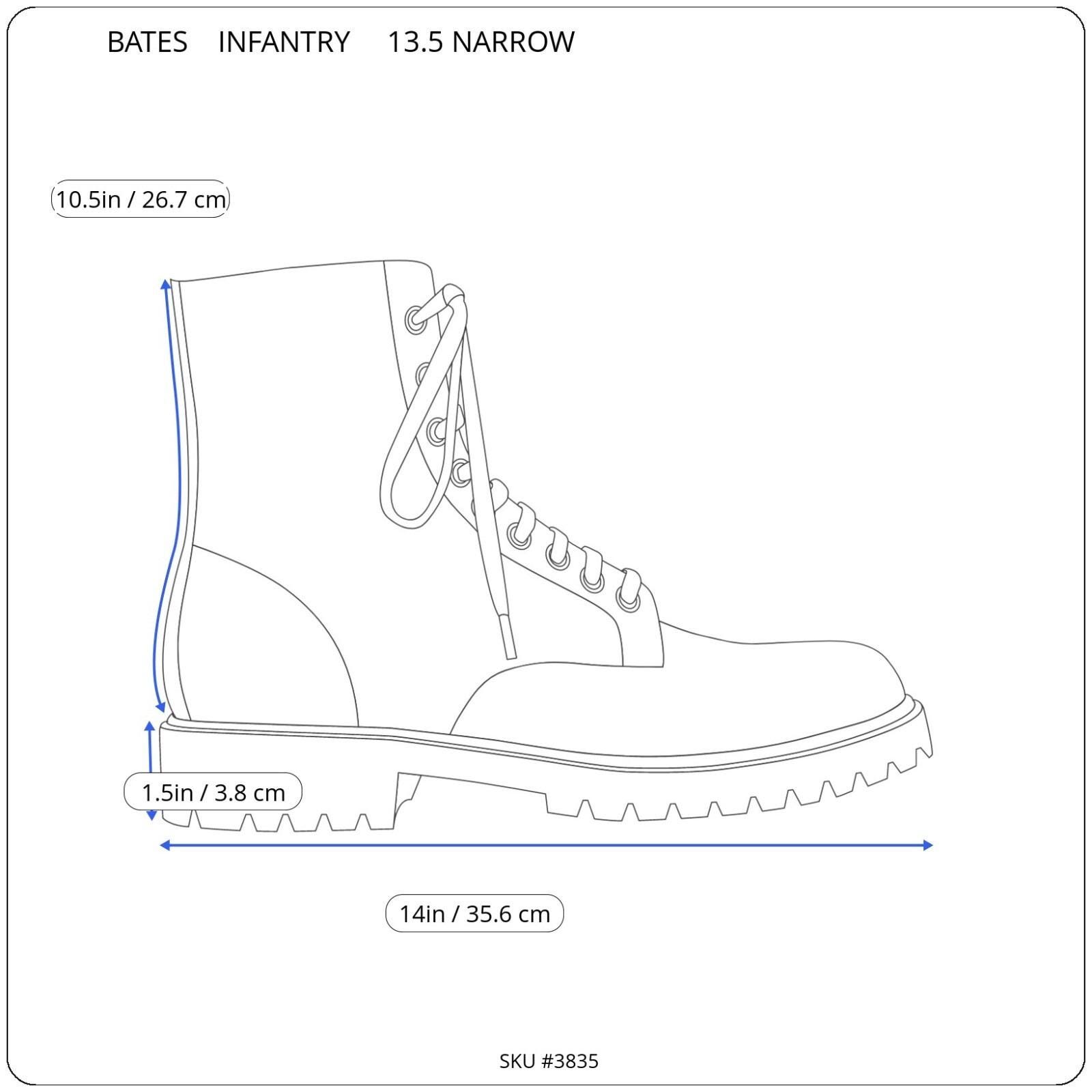 Bates GORE-TEX Infantry Combat Boots Size 13.5 NARROW Vibrant Sole‎  NEW VINTAGE Bates GORE-TEX Infantry Combat Boots Vibrant Sole MEN main image 4