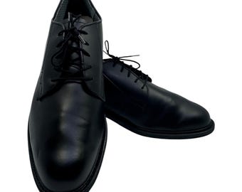 Bates Men's Black Uniform Leather Oxford Shoes Size 13d 158-25-000875-1521