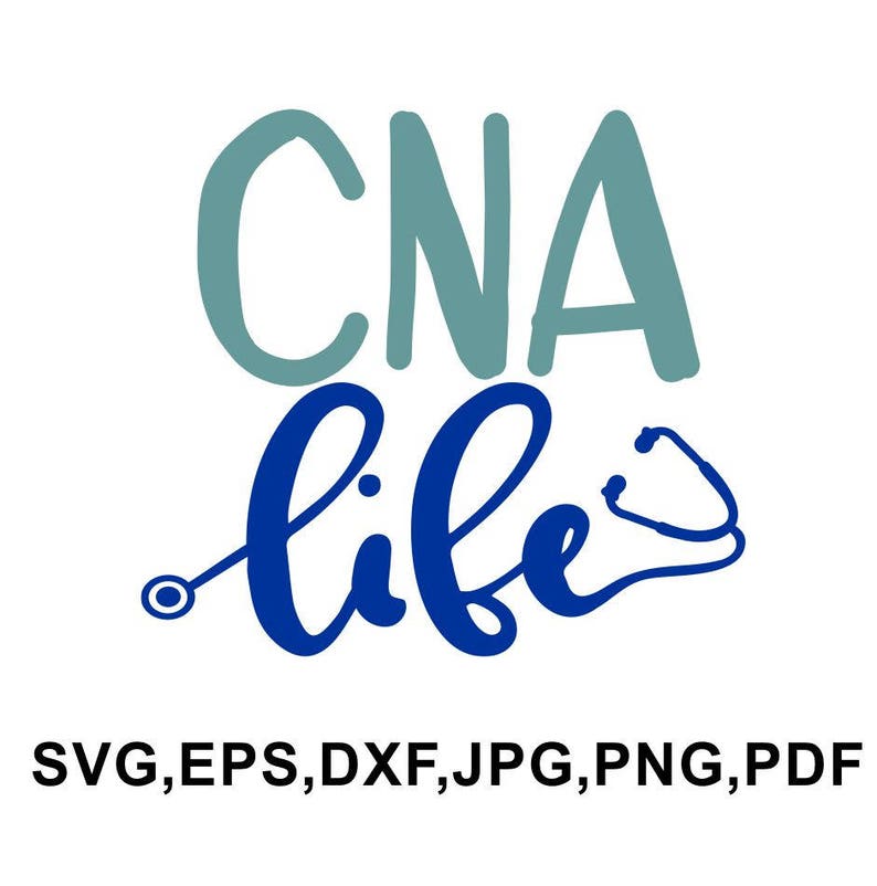 Download CNA life svg file cna tshirt design cna life cameo and | Etsy