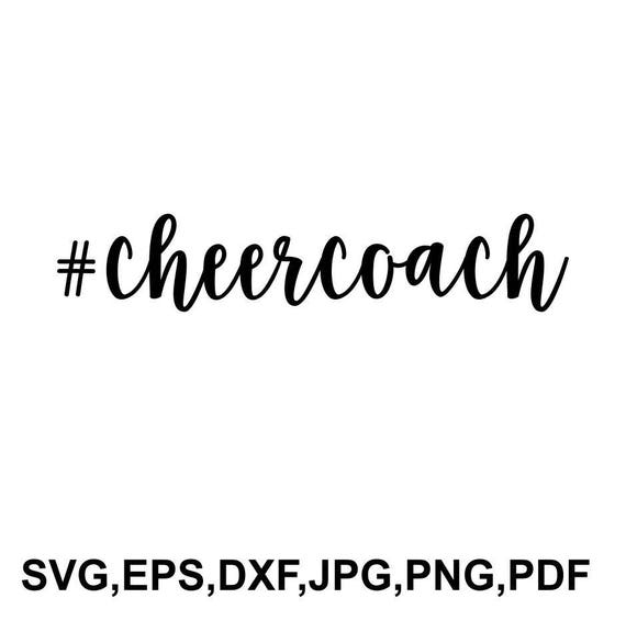 Cheer Coach Svg File Cheer Coach Design Cut Files Svg Eps | Etsy