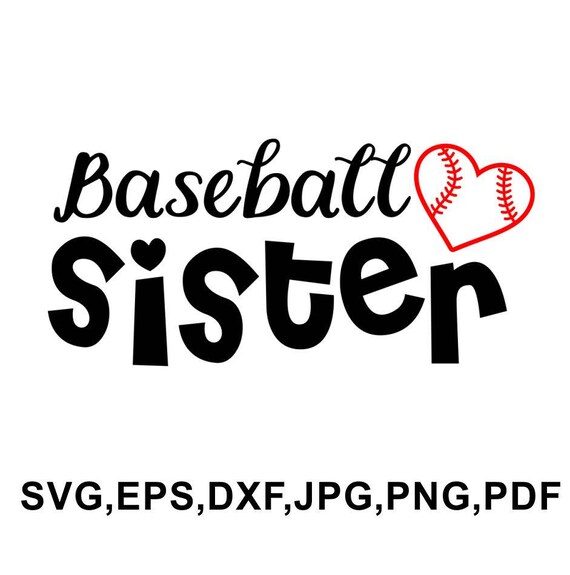 Free Free Baseball Svg Sister 195 SVG PNG EPS DXF File