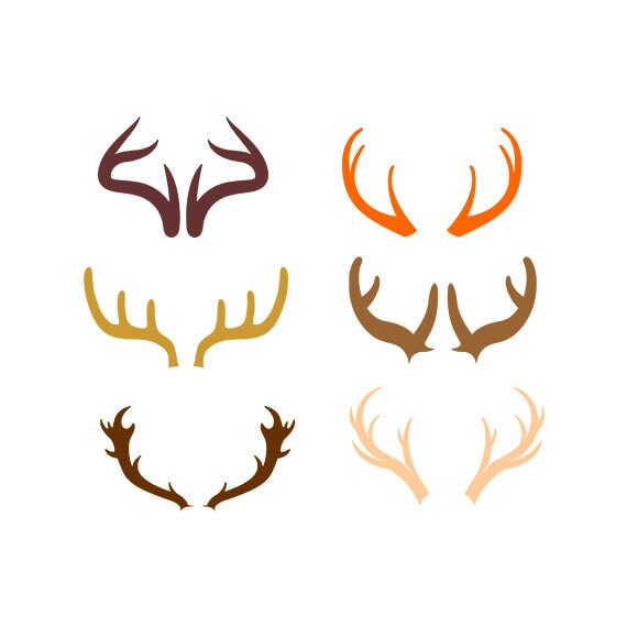 Antler Svg Deer Antler Svg Design Svg Eps Dxf Etsy Ireland