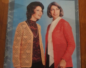 1970s summer crochet and knit patterns for mother and daughter
