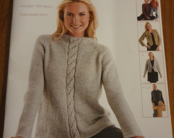 Purla knitting pattern book for mother n daughter 12 patterns Panda #219