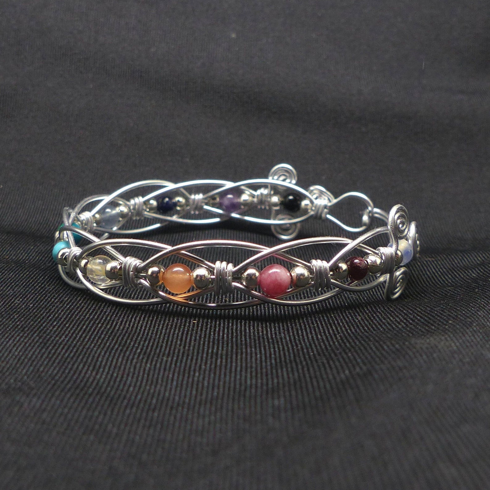 Bracelet De L'amitié Multicolore Arc-en-ciel - Fait Main, Ajustable, Tissu