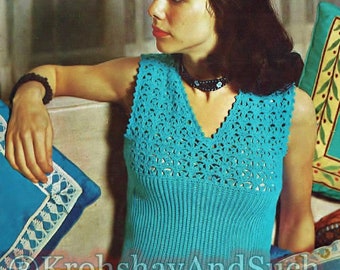 Sleeveless crochet Etsy Simple sleeveless top free pattern free crochet in 2020