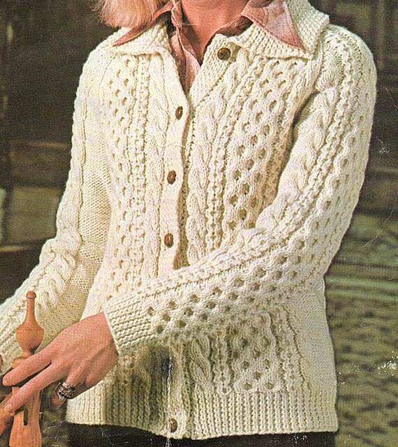 aran cardigan