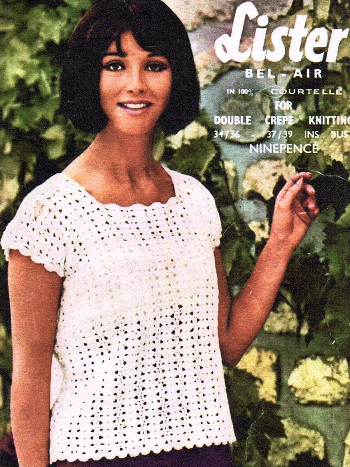 Ladies Short Sleeve Sweater Crochet Pattern. PDF Instant - Etsy