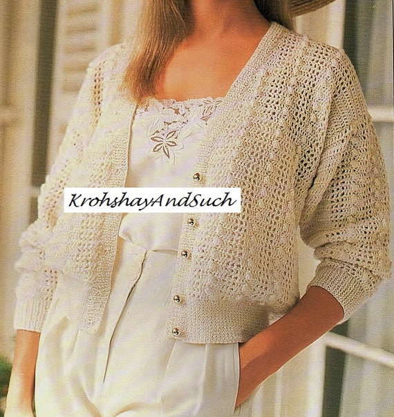 Stejl Bedre tøjlerne Summer Cardigan Plus Size Crochet Pattern. PDF Instant - Etsy