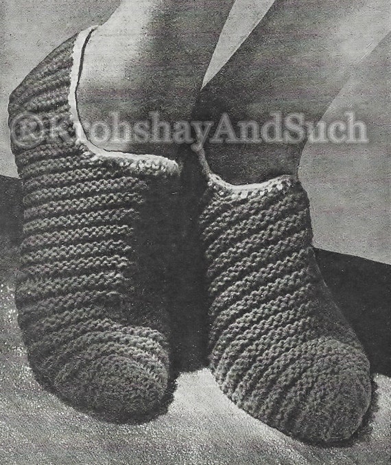 ladies knitted slippers