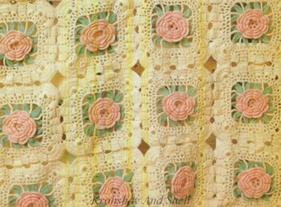 April Flowers Baby Blanket Info - K.A.M.E. Crochet - Foto 3