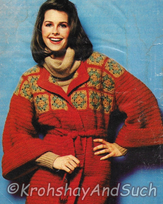 granny square kimono