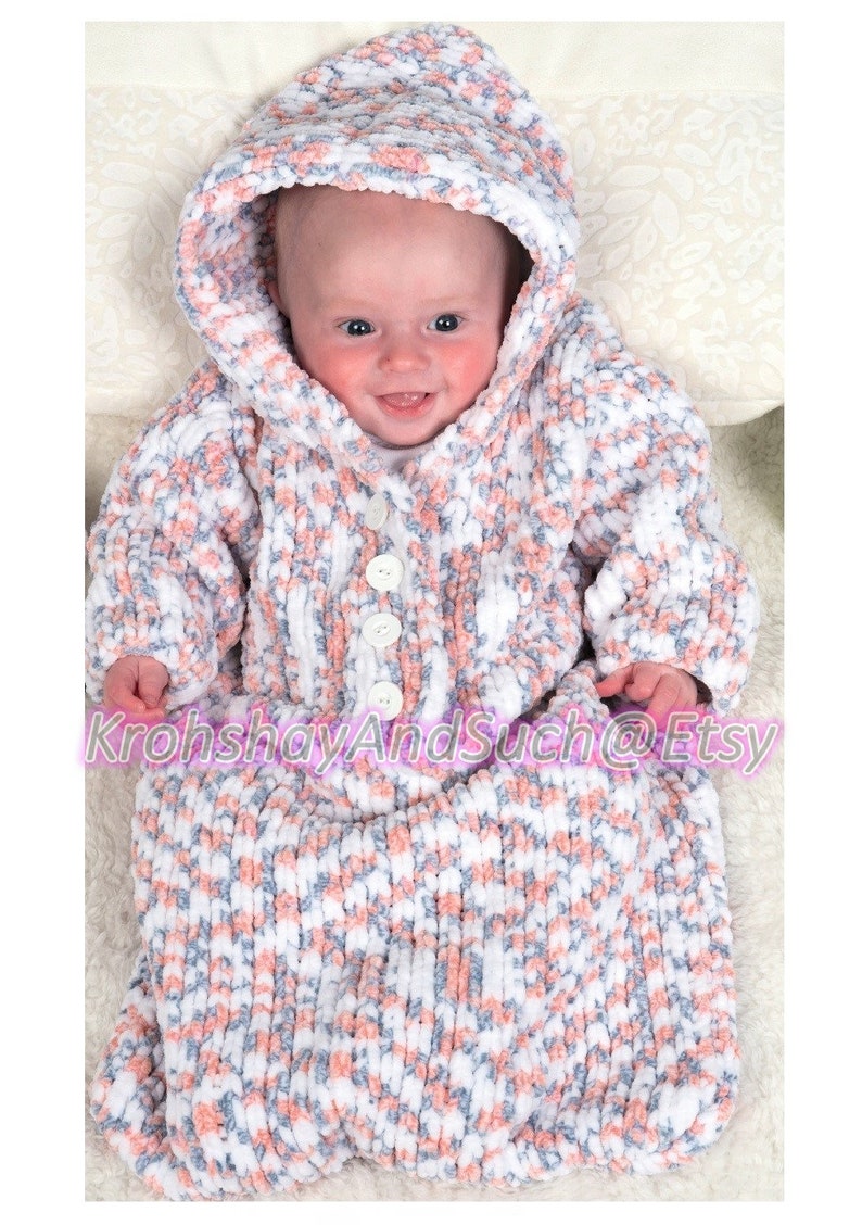 Bulky Baby Sleeping Bag Premature to 9 Months Cocoon Baby Etsy