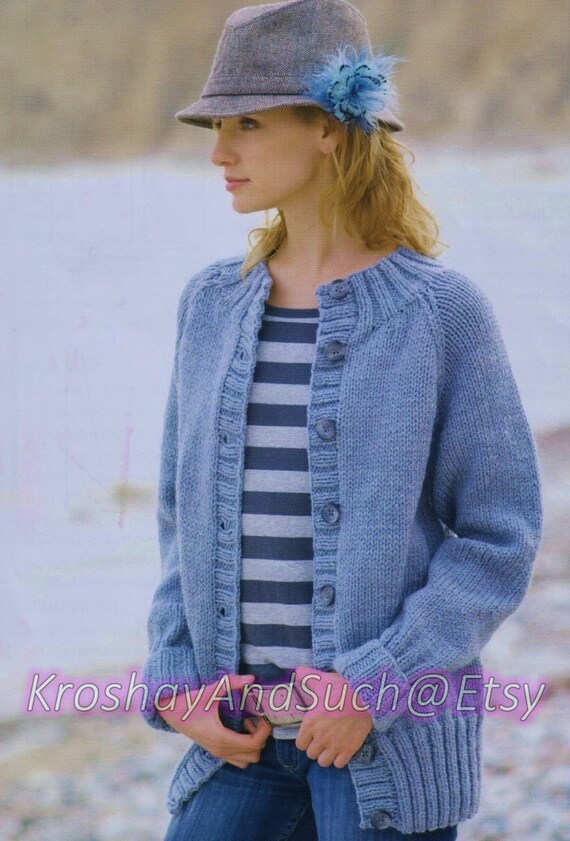 Ladies Chunky Jacket Easy \u0026 Quick Knit 