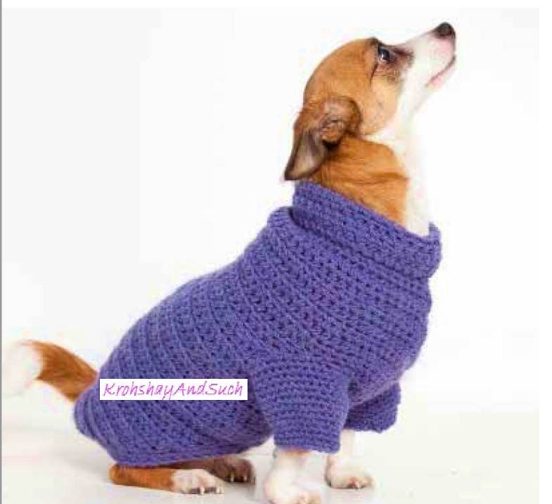 Dog Coat Crochet Pattern. PDF Instant Download. Etsy
