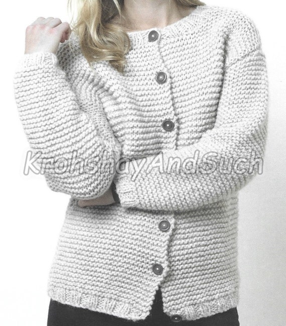 garter stitch sweater