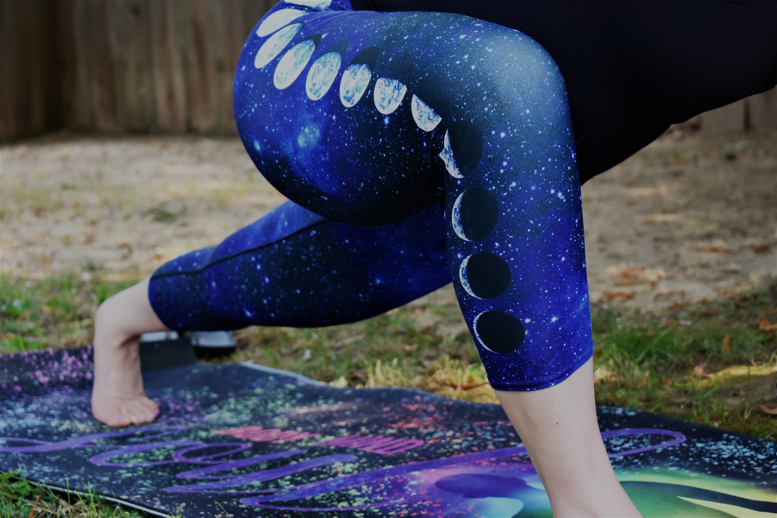 moon phase yoga pants
