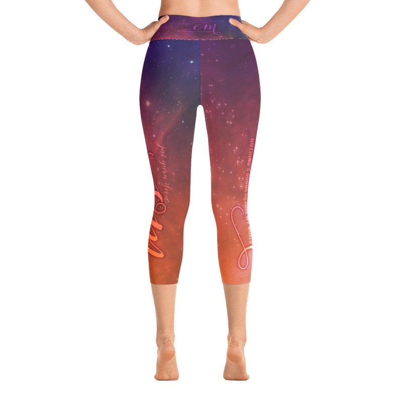 Beatles Yoga Pants Capri Length Women's Leggings Jai Guru Etsy