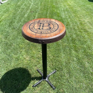 Pub Table 42" Tall - Laser Engraved