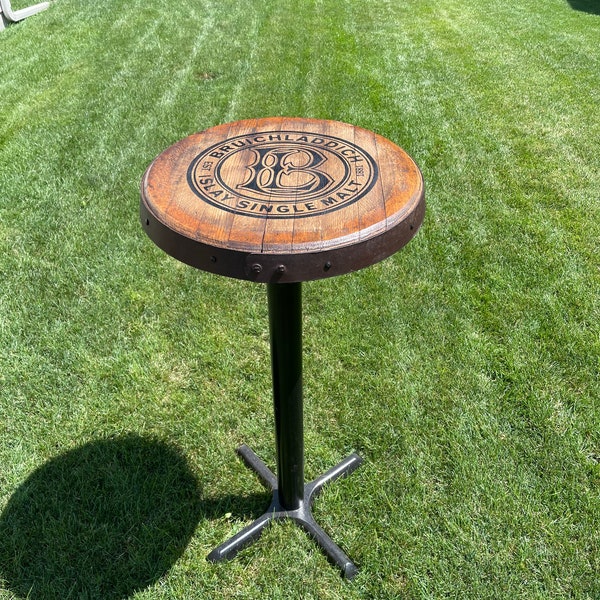 Pub Table 42" Tall - Laser Engraved