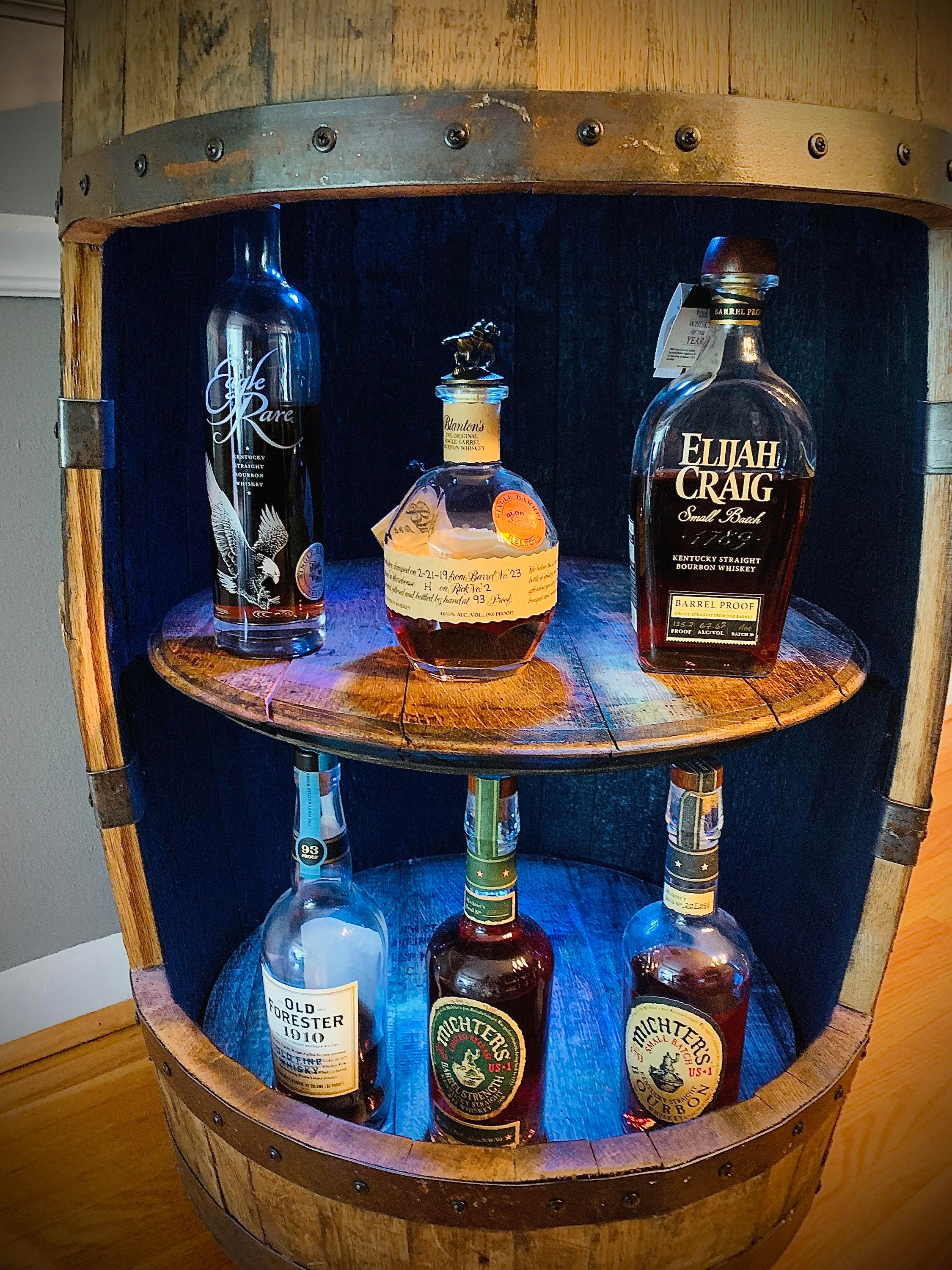 Custom Whiskey Barrel Cabinet Meda Burdette