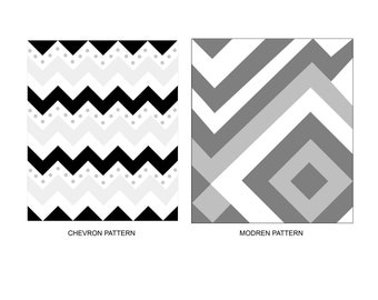 Customizable Baby Quilts: Modern Geometric Blankets, Nursery Decor