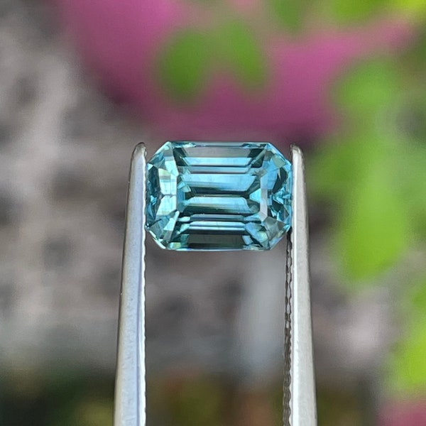 3.12ct Natural blue zircon from Ratanakiri, Cambodia