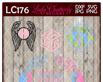 LC176 SIDS and Miscarriage Awareness Memorial Wings Personaized Decal SIDS RIbbon