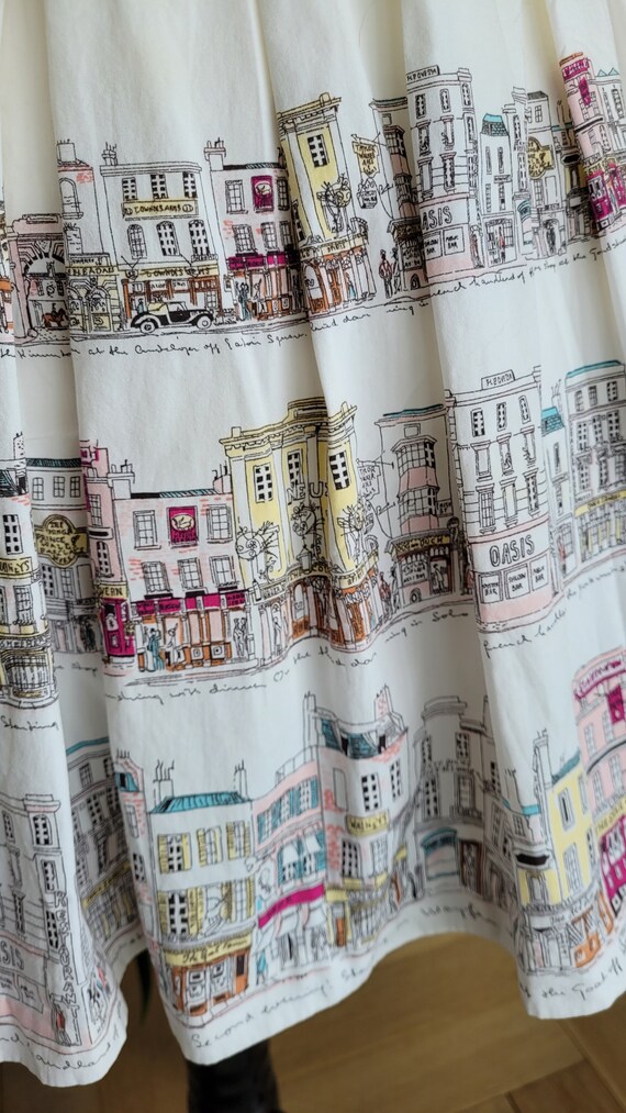 Vintage Cotton Sky Skirt