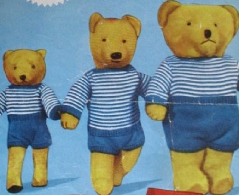 vintage teddy bear clothes