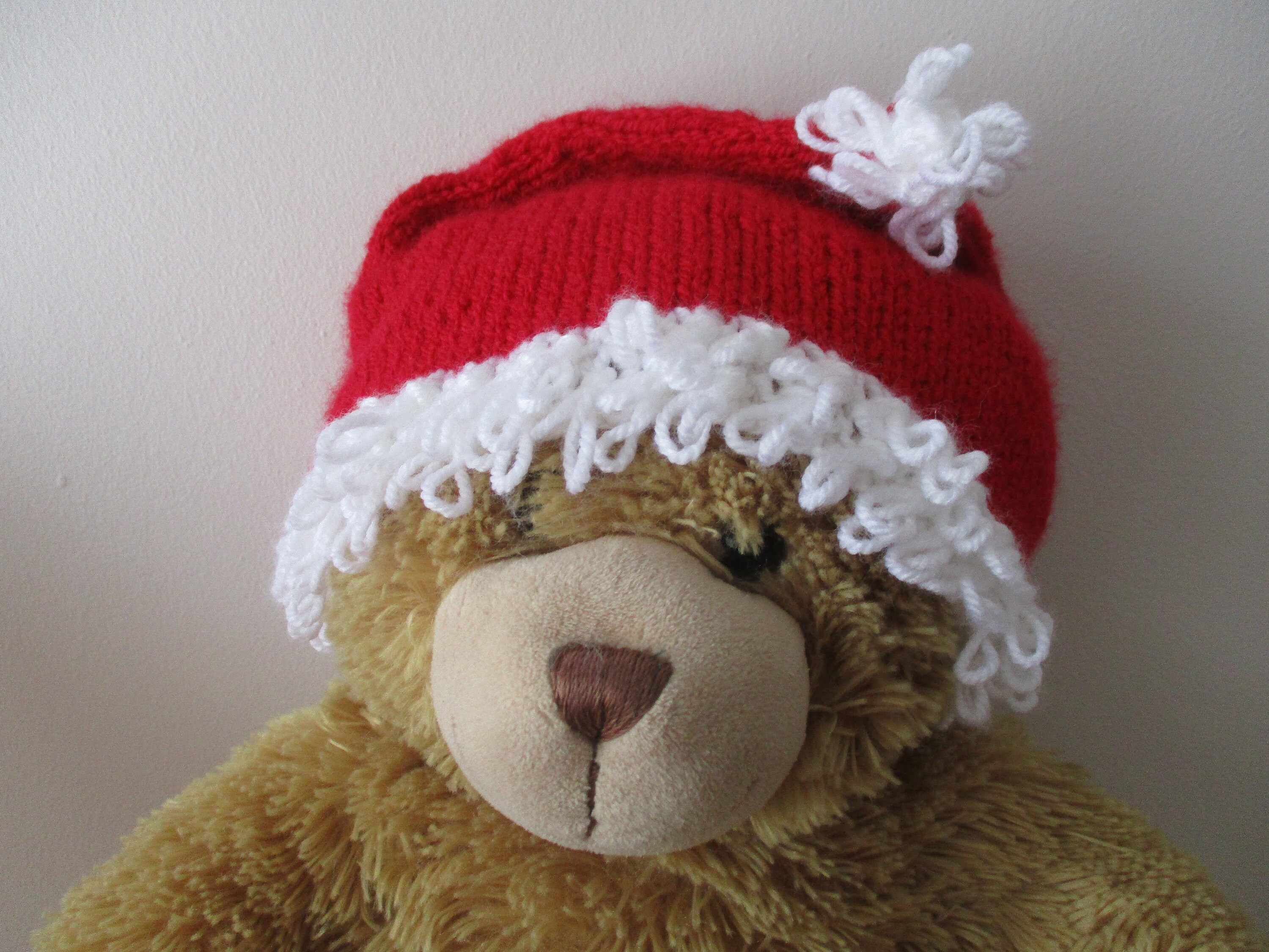 Christmas Teddy Bear Santa Hat: Plushie Stocking Filler