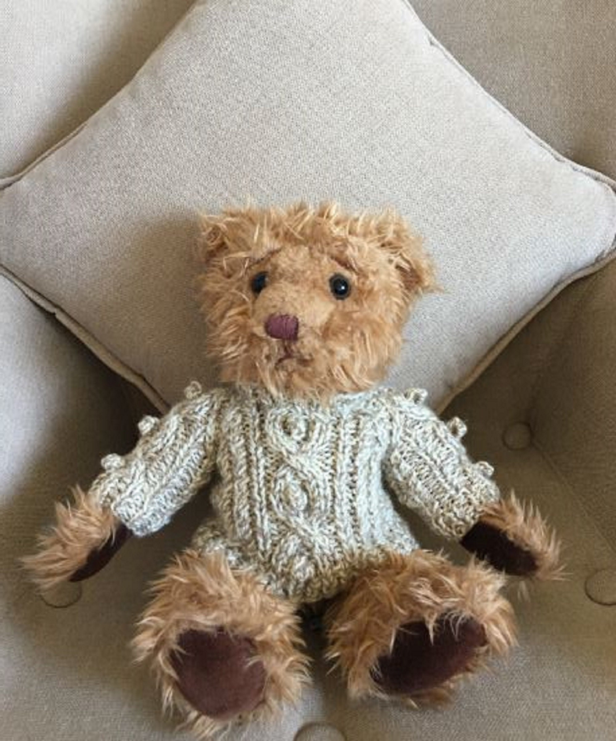 Pink teddy bear jumper top