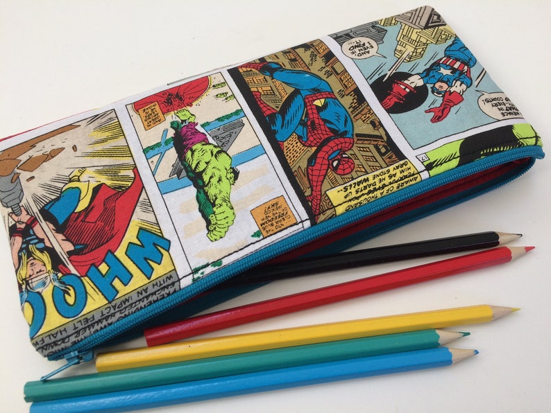 Marvel Avengers Pencil case Official Licensed Kids Children School Stationery
