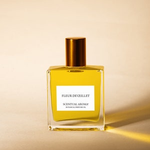 Fleur D&#39;oeillet Botanical Perfume Oil, Organic Carnation Perfume, Vegan Perfume