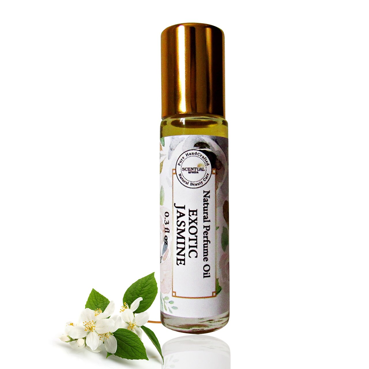 Natural Jasmine Perfume Oil Organic Jasmine Perfume Roll On Etsy