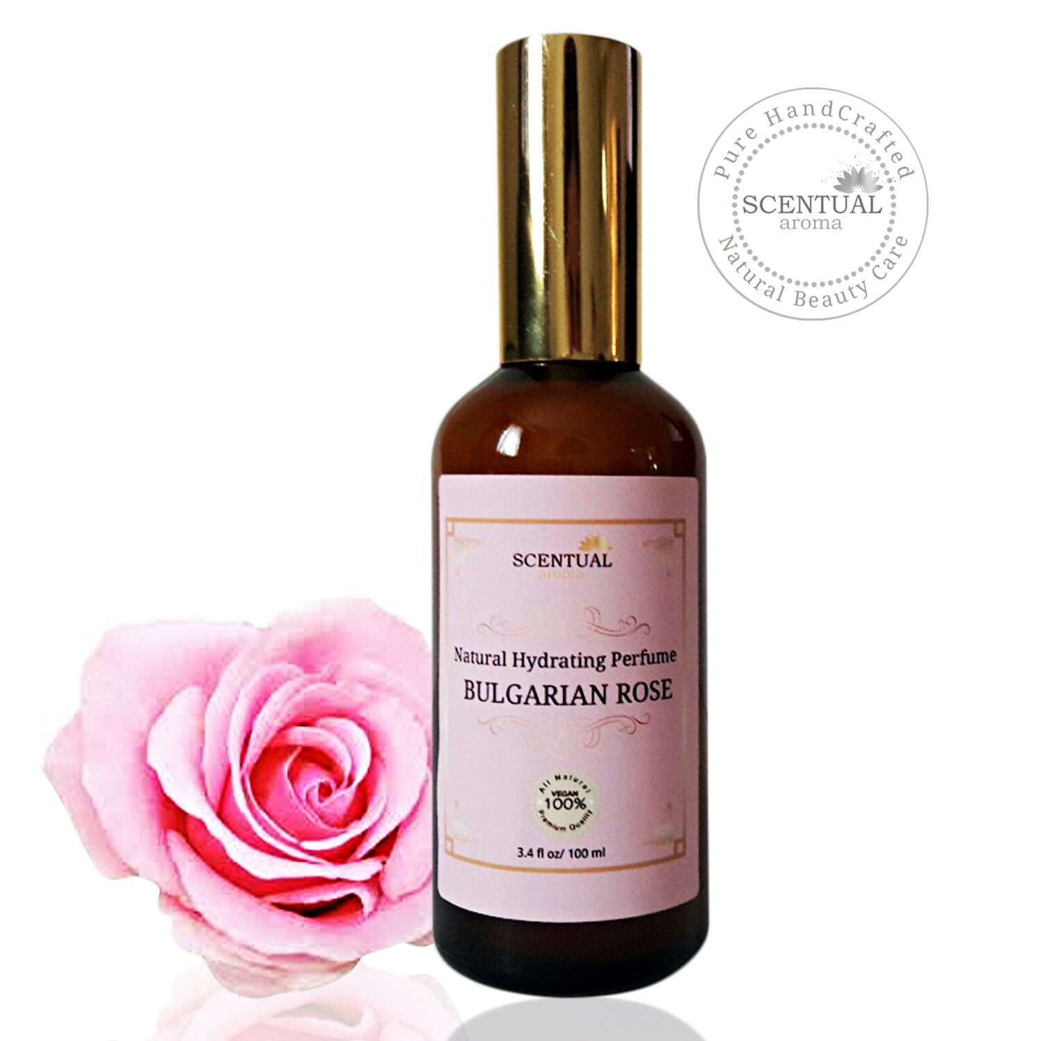 Organic BULGARIAN ROSE Hydrating Body Mist Rose Body Spray Etsy